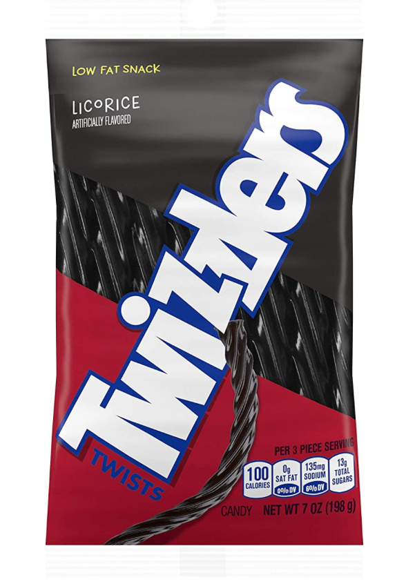 TWIZZLERS Twists Licorice Flavored Chewy Candy
