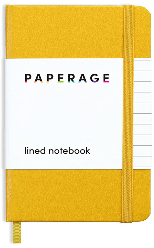 Lined Pocket Notebook - Yellow